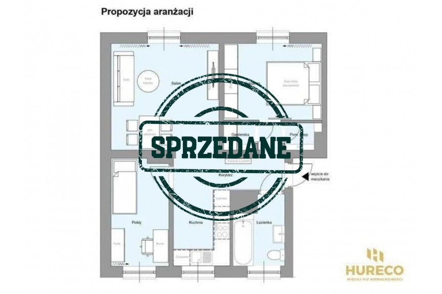 Gliwice, Szobiszowice, Cechowa, Mieszkanie ul. Cechowa  - Sprzedane